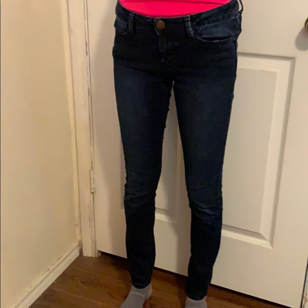 Skinny jeans dark denim